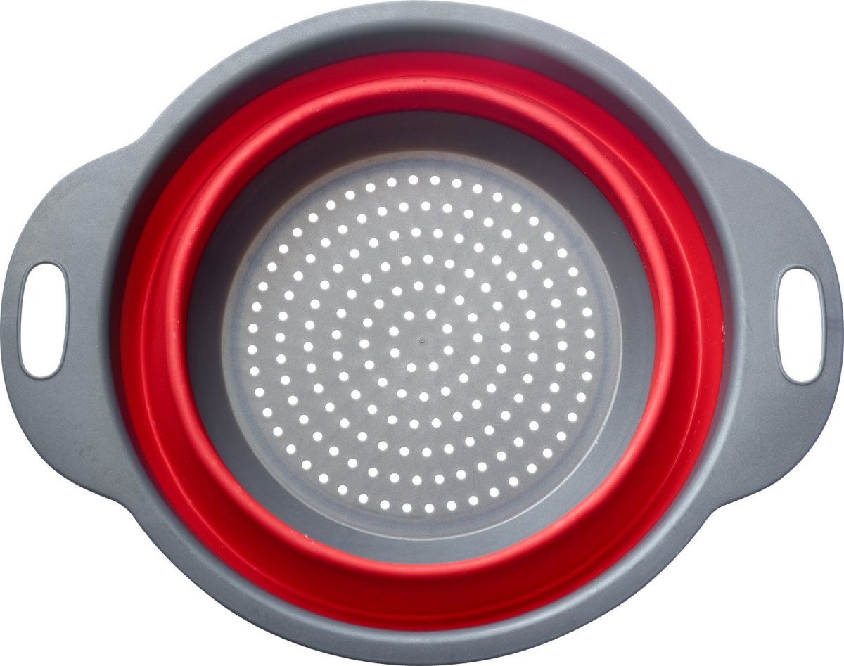 Westmark Dørslag foldbart, plast, grå/rød, Ø22cm