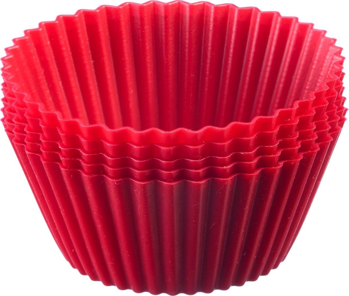 Westmark Muffinforme, silikone, rød, Ø7cm, 6 stk