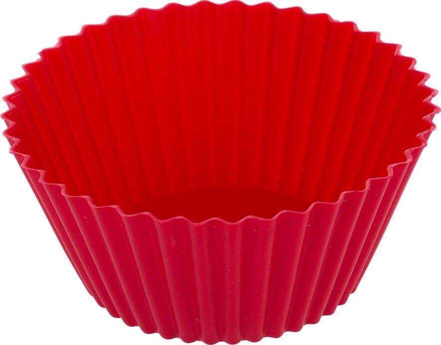 Westmark Muffinforme, silikone, rød, Ø7cm, 6 stk