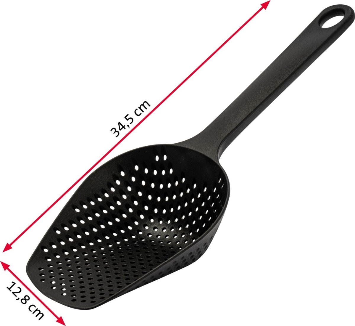 Westmark Pommes Frites ske, plast, sort, 34,5cm
