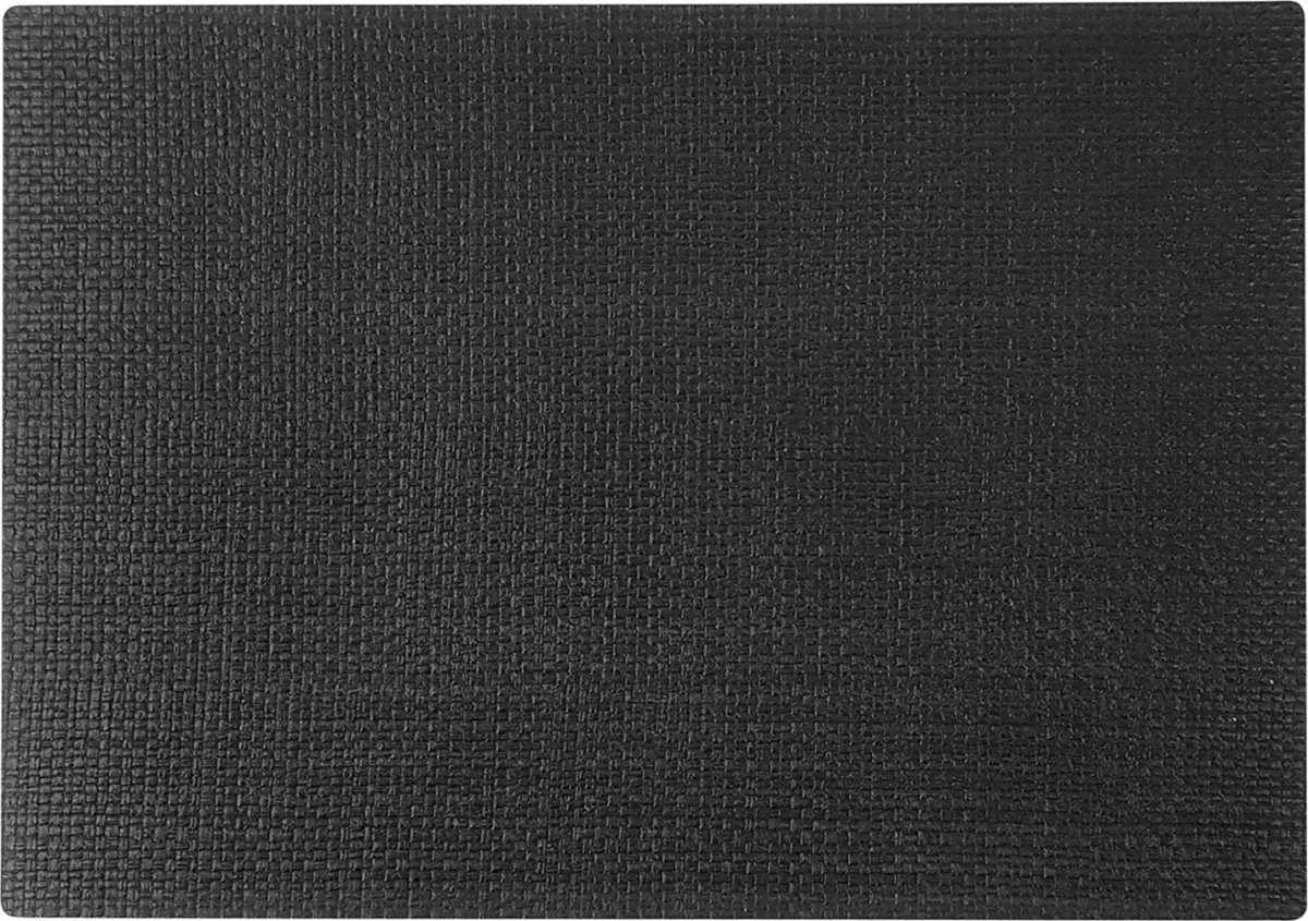 Westmark Dækkeserviet, plast, sort, 45x32,5cm