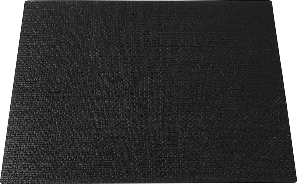 Westmark Dækkeserviet, plast, sort, 45x32,5cm