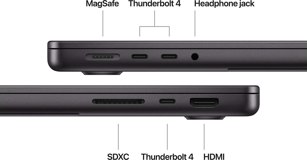 Apple MacBook Pro M4 Pro 14", 24GB, 1TB SSD, sort