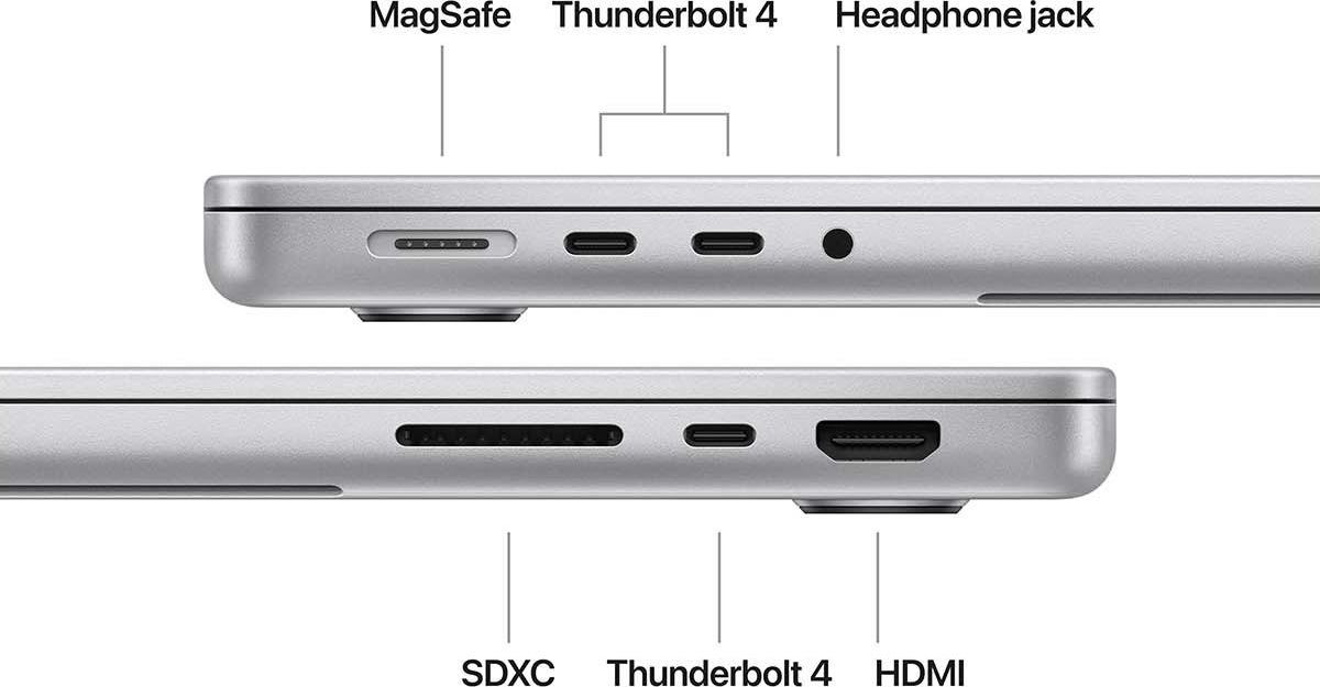 Apple MacBook Pro M4 14", 16GB, 512GB SSD, sølv