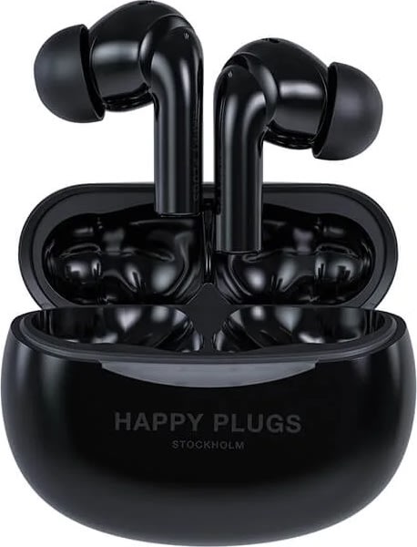 Happy Plugs Høretelefoner, trådløs, sort