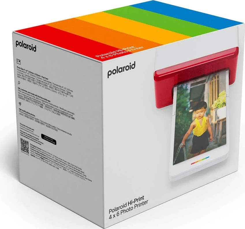 Polaroid Printer HiPrint 4x6, hvid