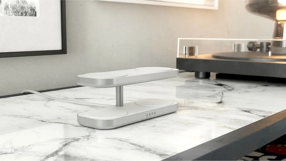 Zens Trådløs Oplader pro 4 Qi2, hvid