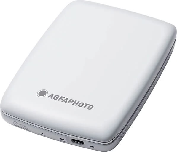 AGFA-Photo Fotoprinter Realipix Mini Zink, hvid