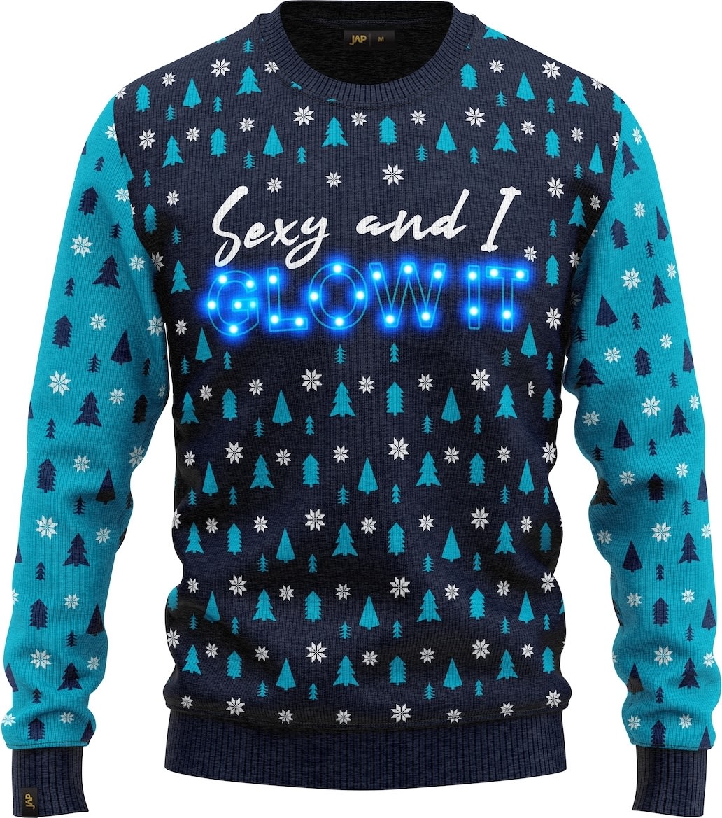 Julesweater "Glow It", Str. M