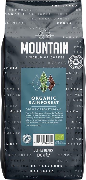 Mountain Original Øko helbønner, 1000g