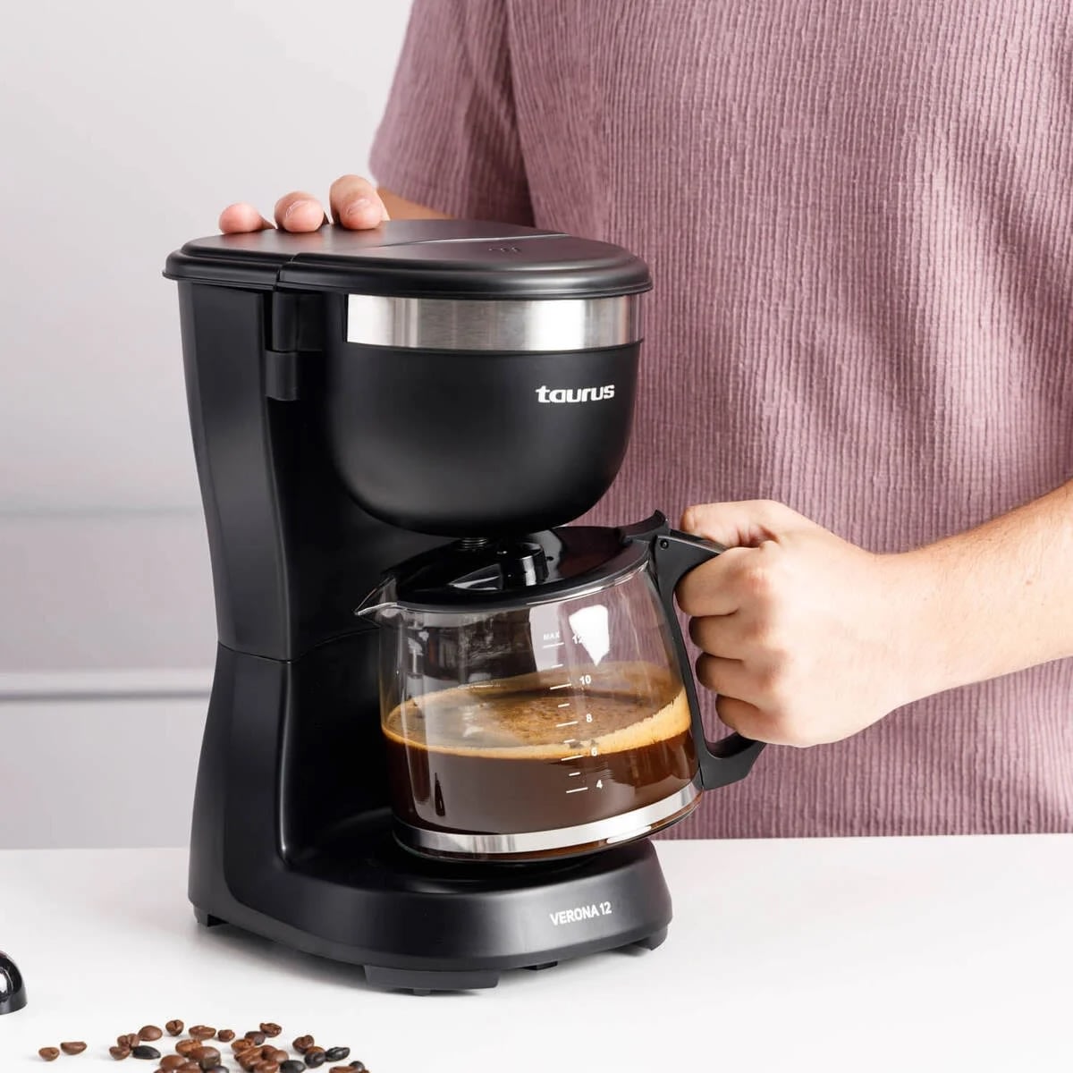 Taurus Kaffemaskine Verona 12, Sort