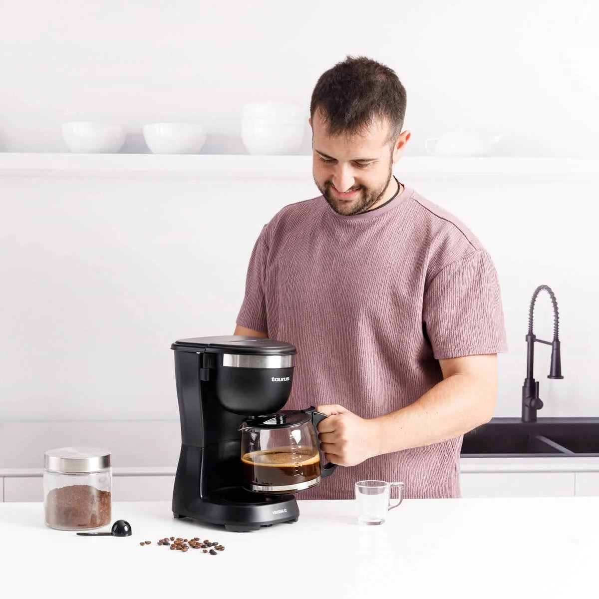 Taurus Kaffemaskine Verona 12, Sort