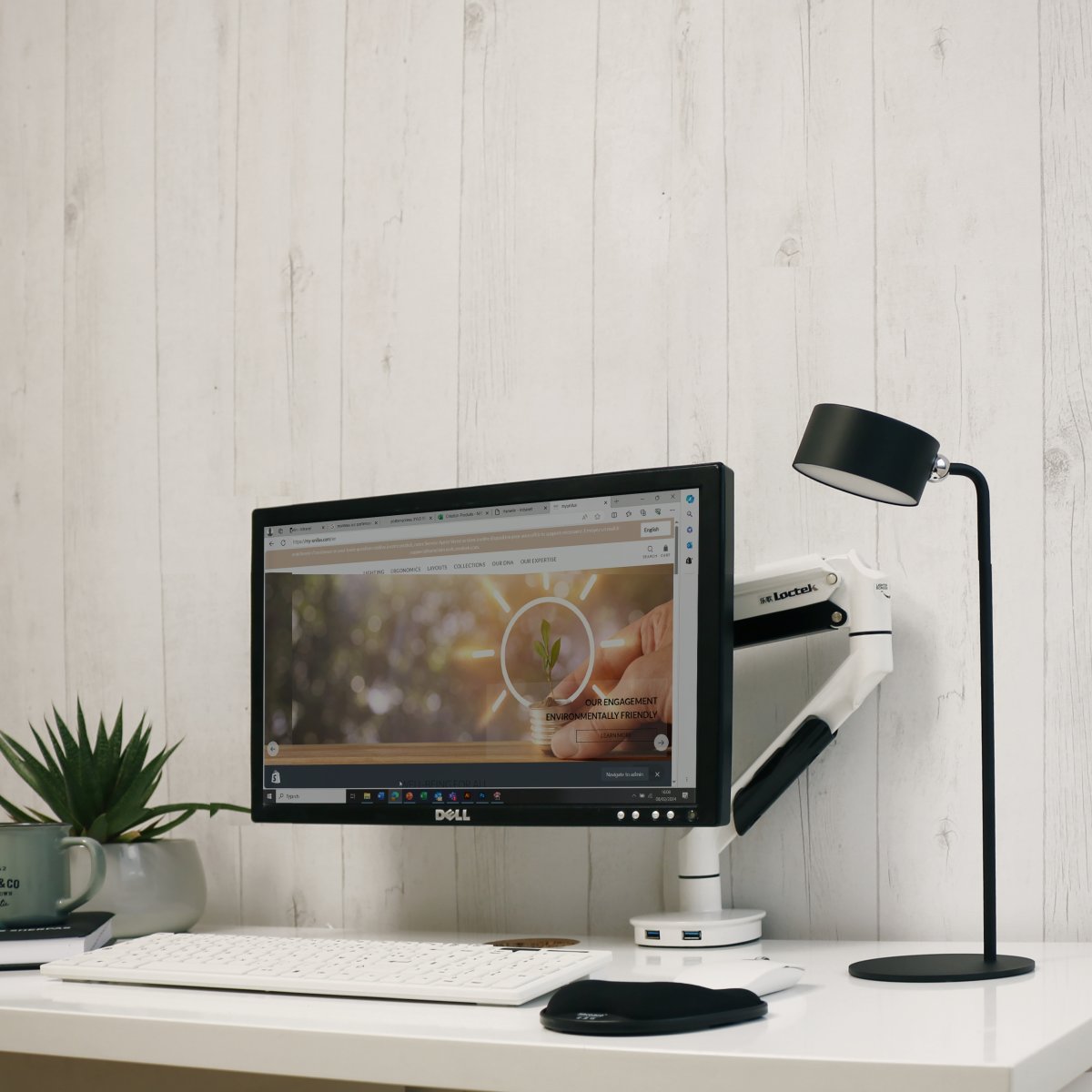 Unilux Sunset bordlampe, Sort