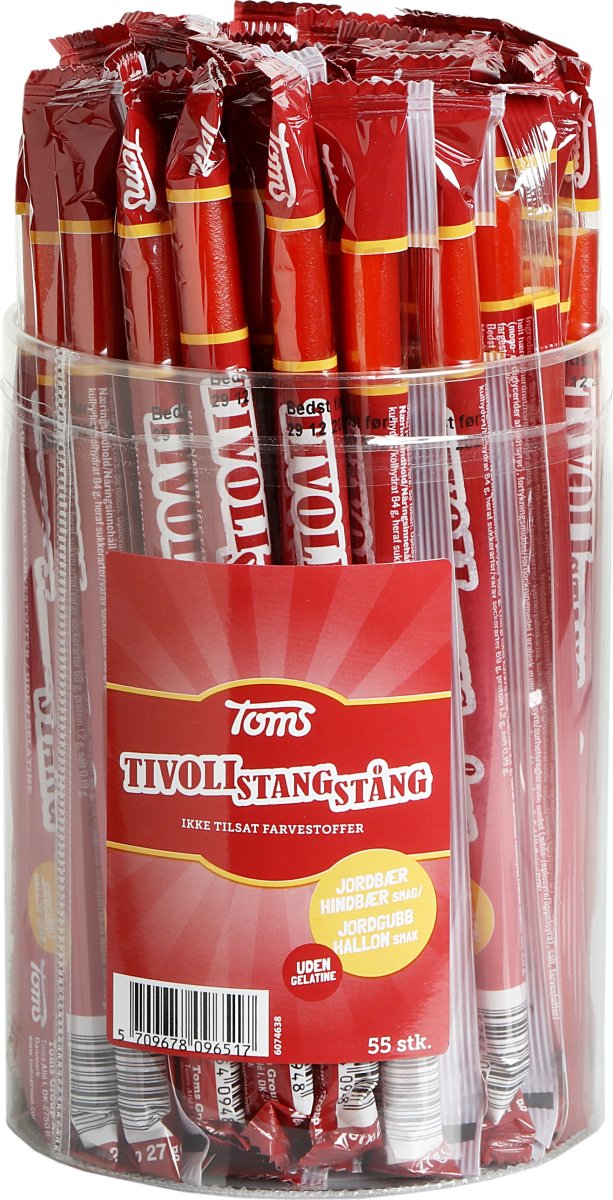 Toms Tivoli stænger, 27 g, 55 stk.