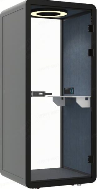 MuteTalk telefonboks, 1 pers., inkl. bord