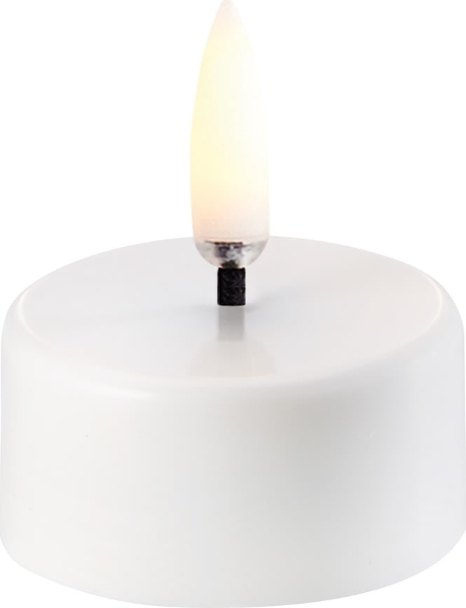 UYUNI LED Fyrfadslys Ø4cm, nordic white