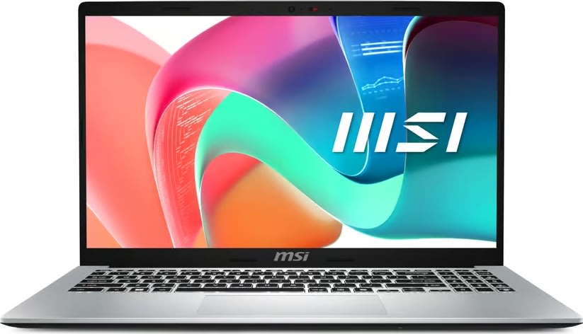 MSI Modern 15 15,6" bærbar computer, sølv