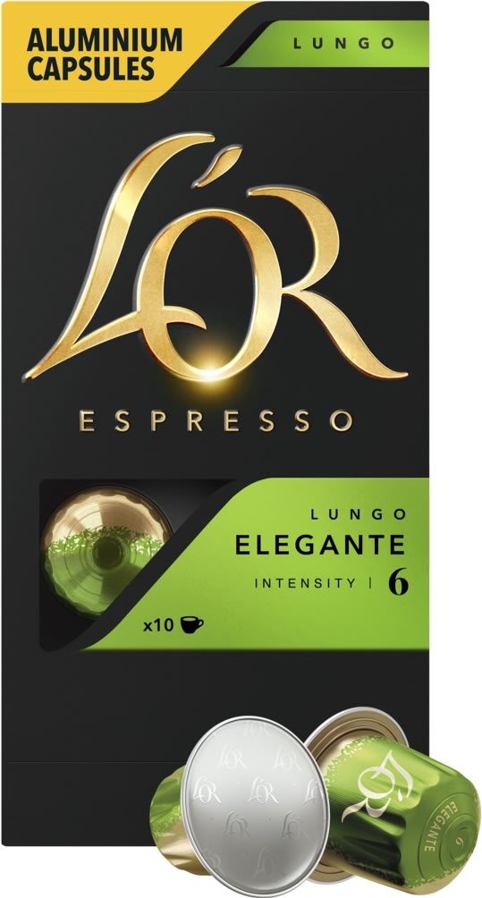 L'OR Elegante Kaffekapsler 10 stk.