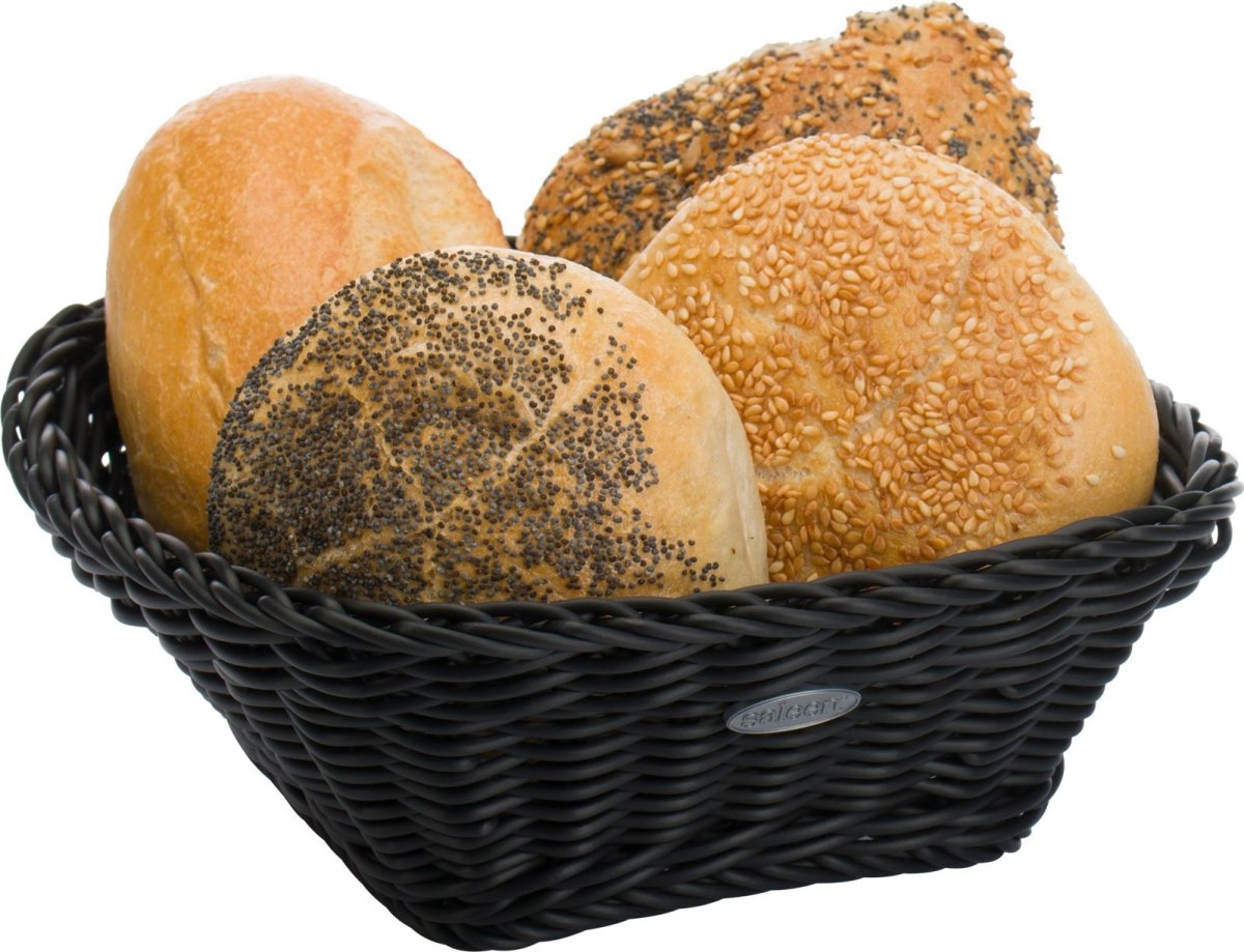 Westmark Saleen Brødkurv sort, 19x19x7,5 cm