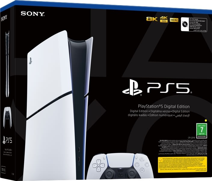 Sony PlayStation 5 Slim Konsol, Digital Edition