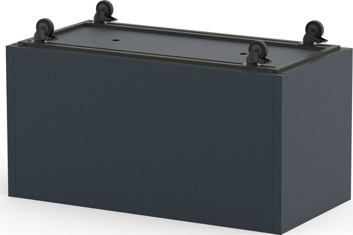 Herstera Plantekrukke m/lys, inde, sort, 100x50x50