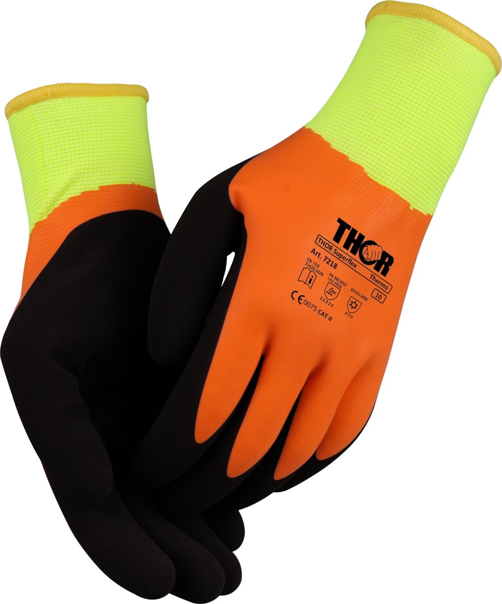 Thor Superflex Termo arbejdshandske, Str. 10 (XL)