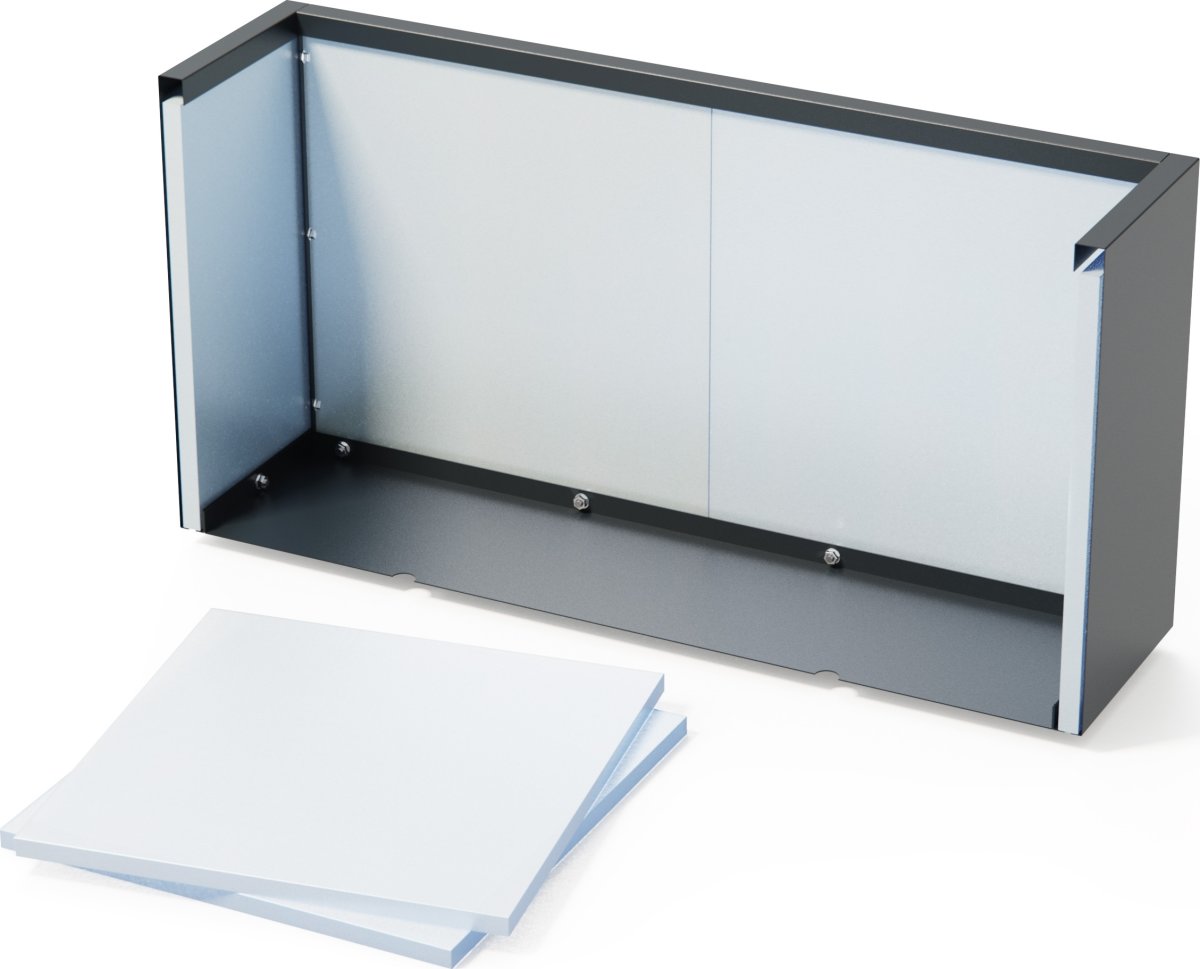 Herstera Plantekrukke, ude, sort, 100x40x80