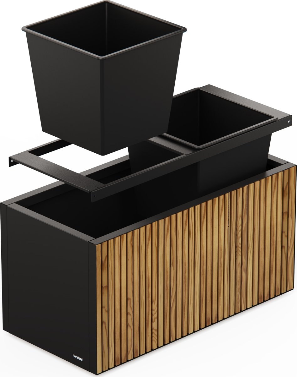 Herstera Plantekrukke, inde, m/træ, 100x50x50