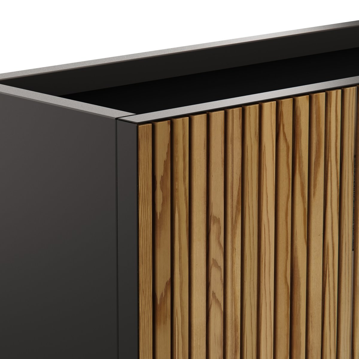Herstera Plantekrukke m/lys, inde, m/træ,120x40x80