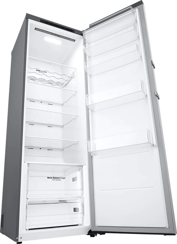 LG Fritstående køleskab, 186cm, stål