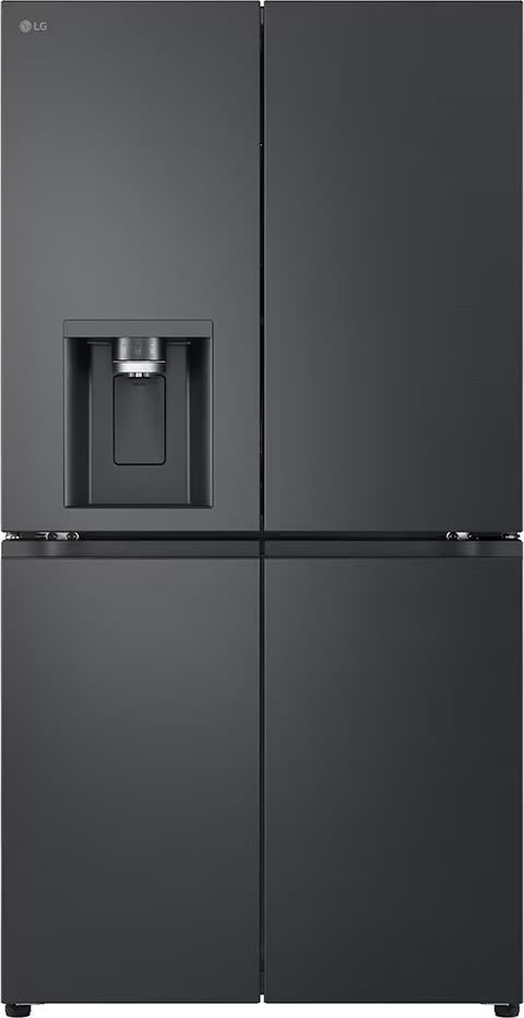 LG køleskab edm Wi-Fi, 641L, vand/is, sort