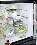 LG køleskab edm Wi-Fi, 641L, vand/is, sort