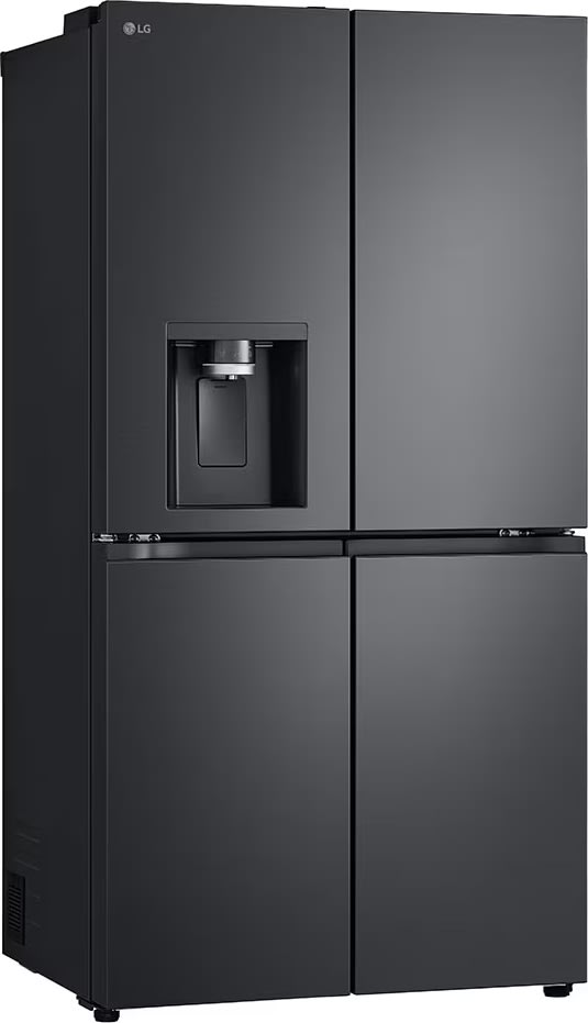 LG køleskab edm Wi-Fi, 641L, vand/is, sort