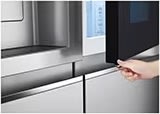 LG køleskab med instaview, vand/is, 635L, grå