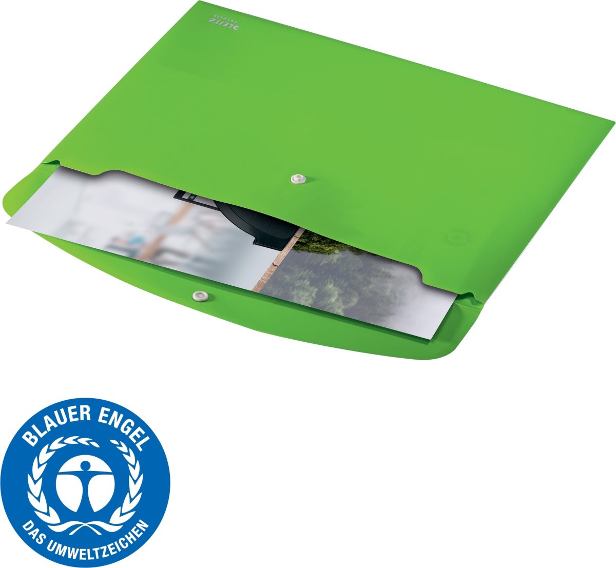 Leitz Recycle Dokumentomslag | A4 | PP | Grøn