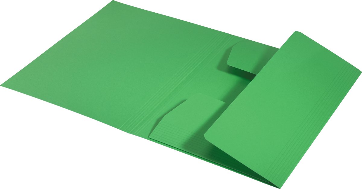 Leitz Recycle 3-klap mappe | A4 | Karton | Grøn