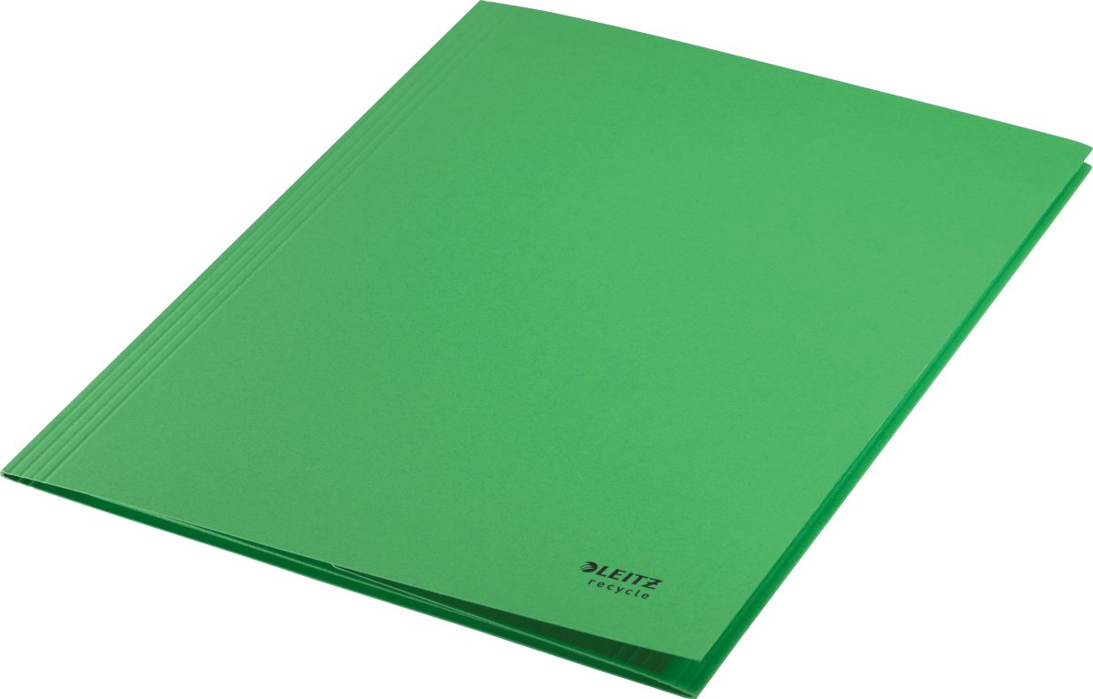 Leitz Recycle 3-klap mappe | A4 | Karton | Grøn