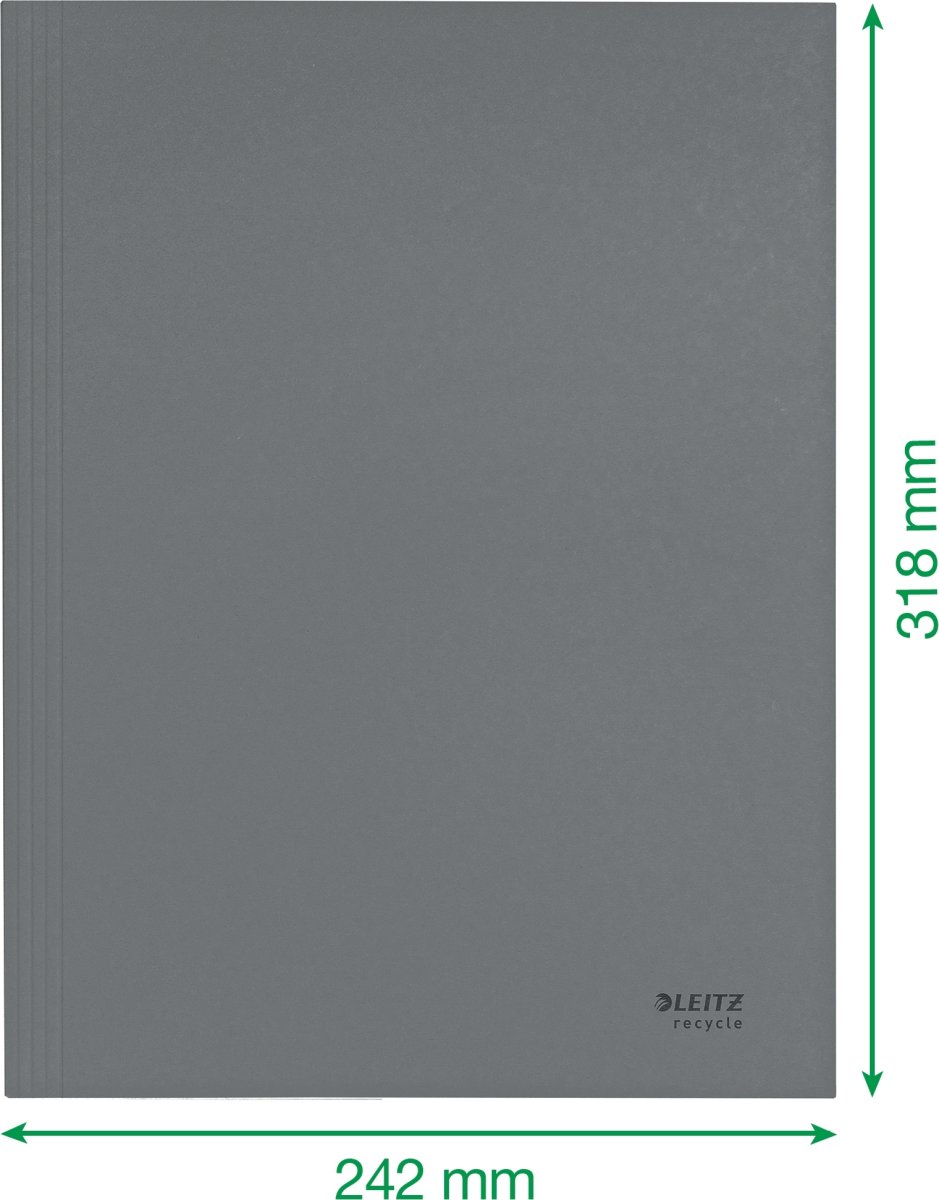 Leitz Recycle 3-klap mappe | A4 | Karton | Grøn