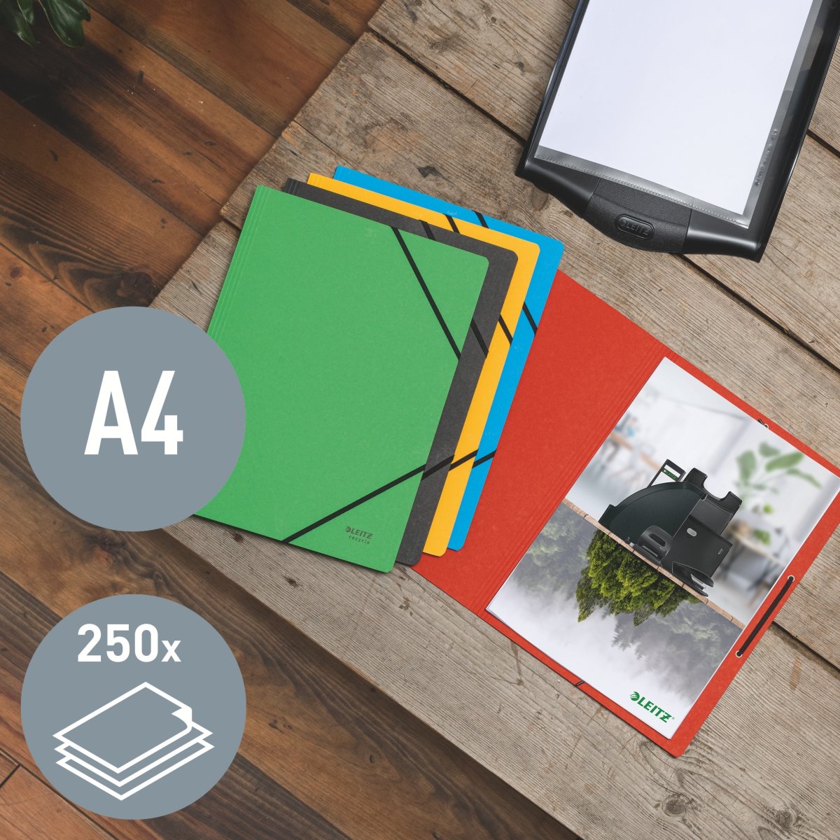 Leitz Recycle Elastikmappe | A4 | Gul