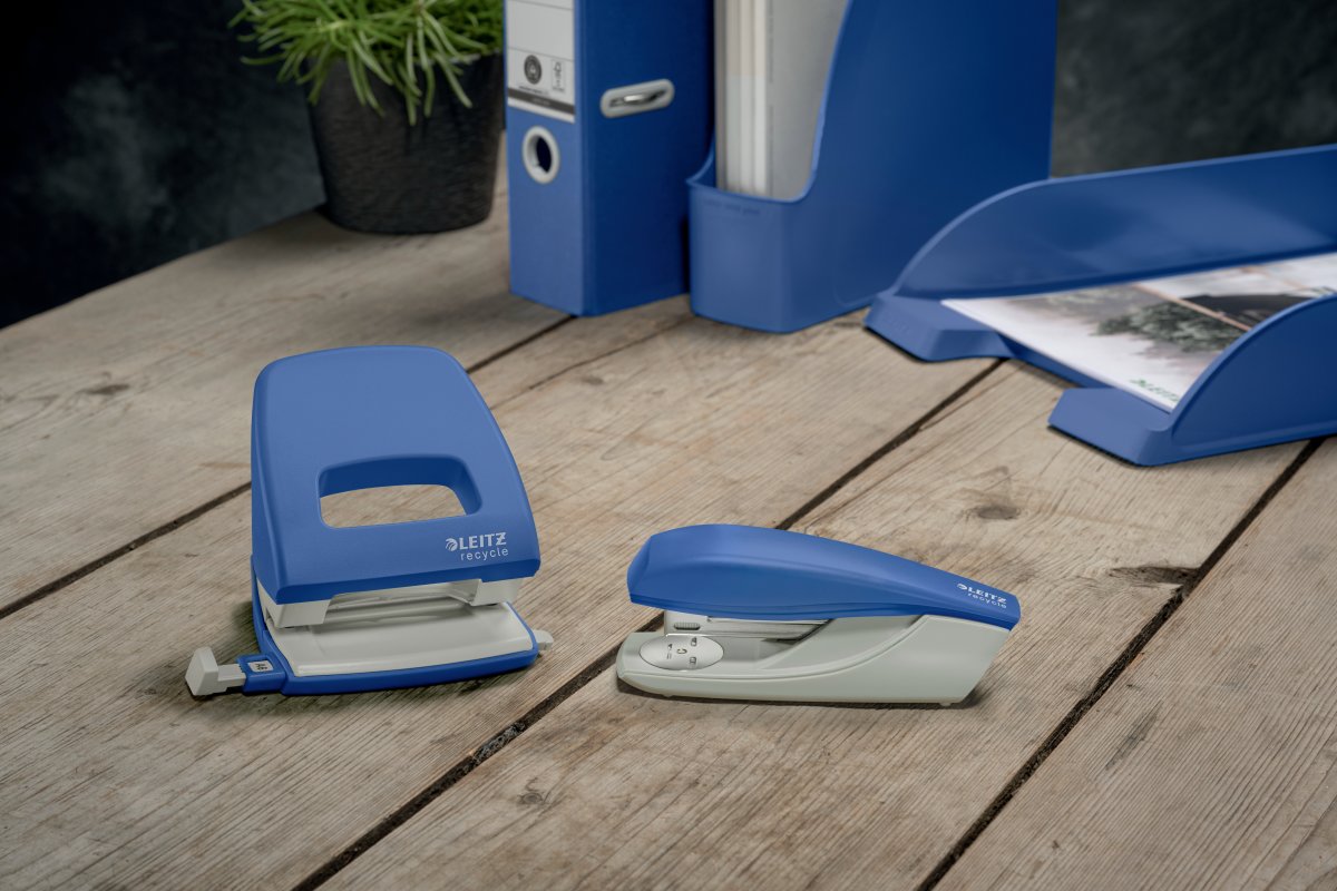 Leitz Recycle Hulapparat | 30 ark | Blå
