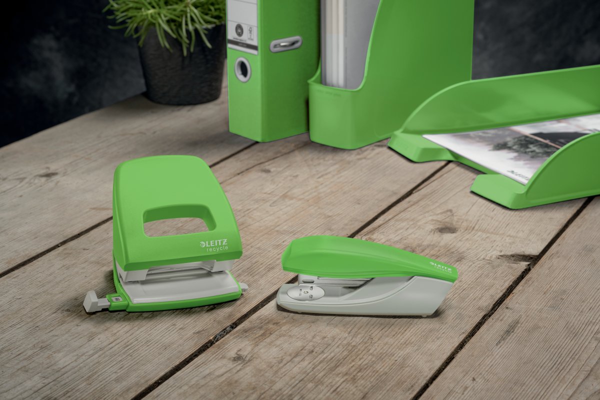 Leitz Recycle Hulapparat | 30 ark | Grøn