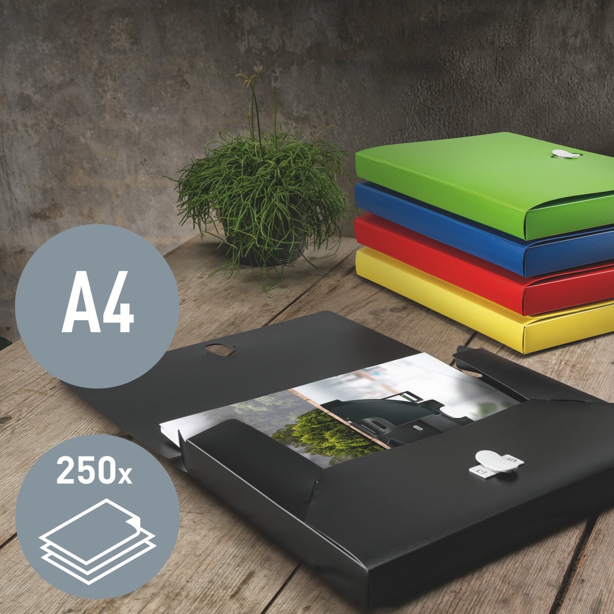 Leitz Recycle Arkivæske | A4 | Rød