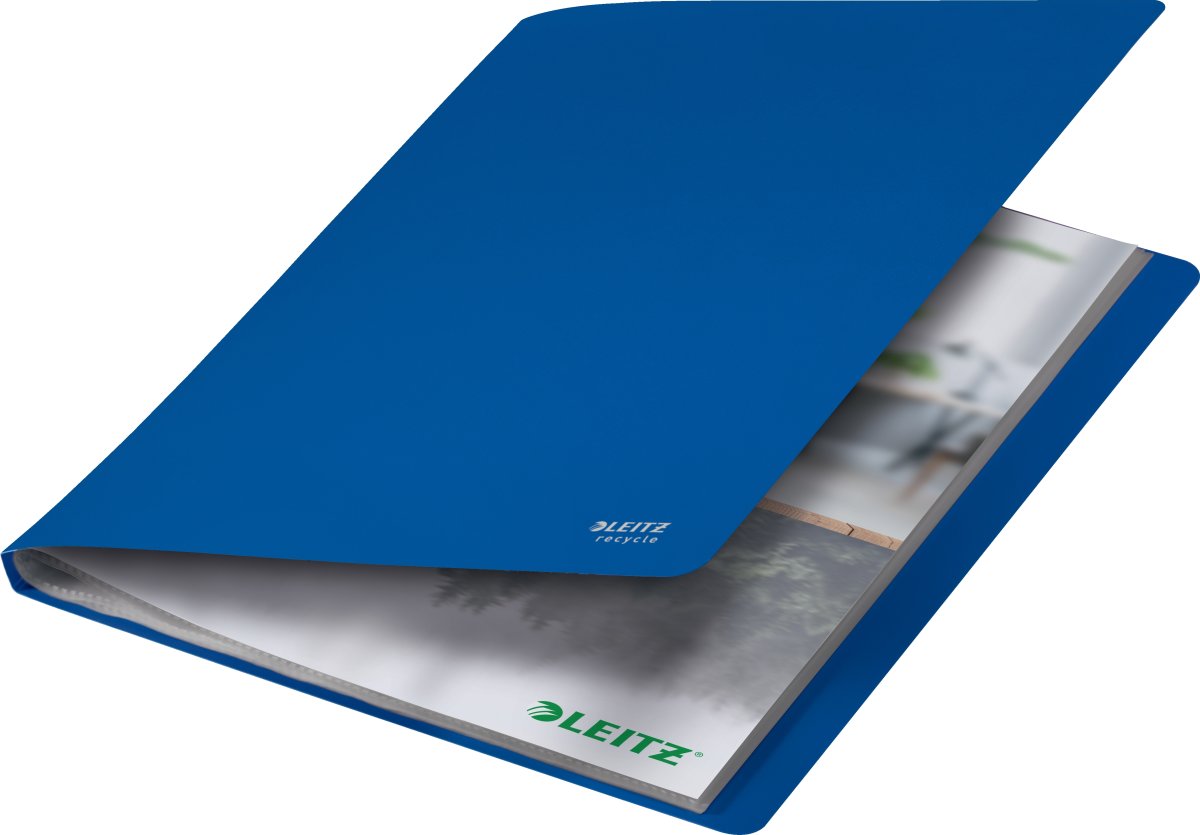 Leitz Recycle Displaybog | A4 | 40 lommer | Blå