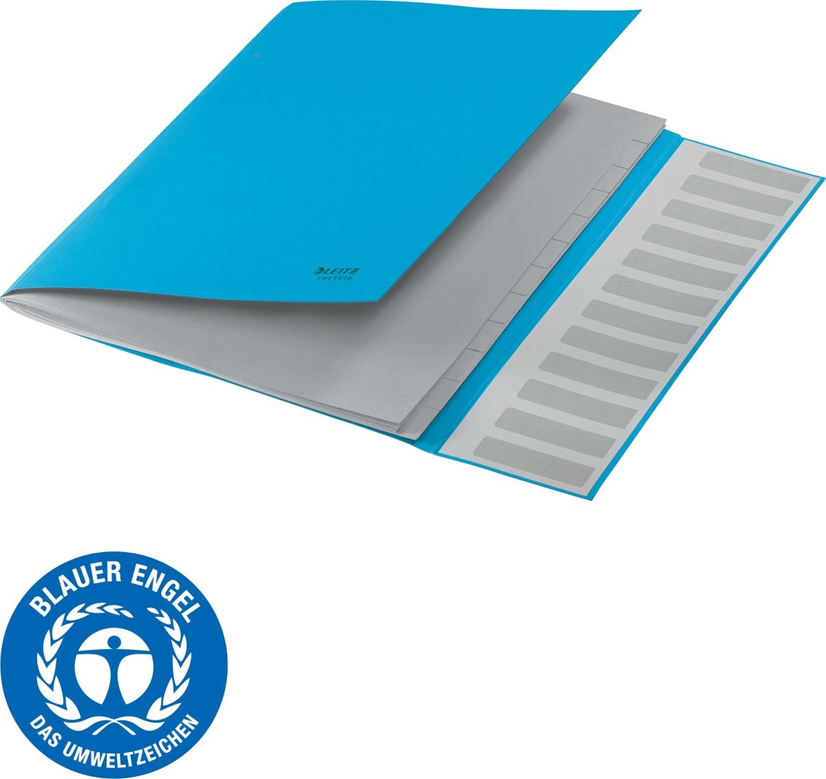 Leitz Recycle Sorteringsmappe | 12 faner | Blå