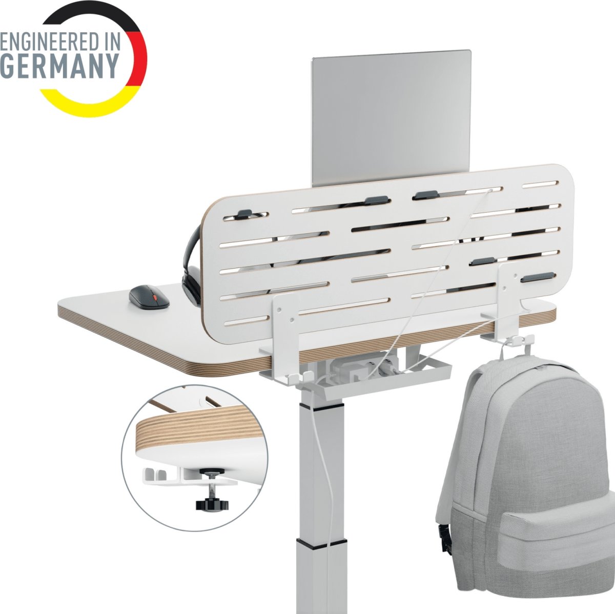 Leitz organiseringstavle t/skrivebord, 80x25cm