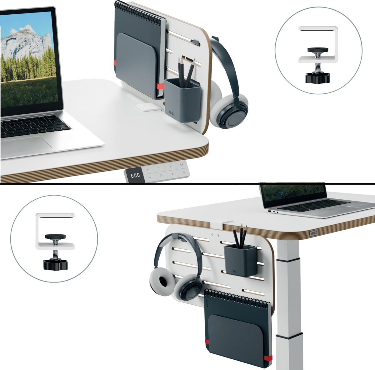 Leitz organiseringstavle t/skrivebord