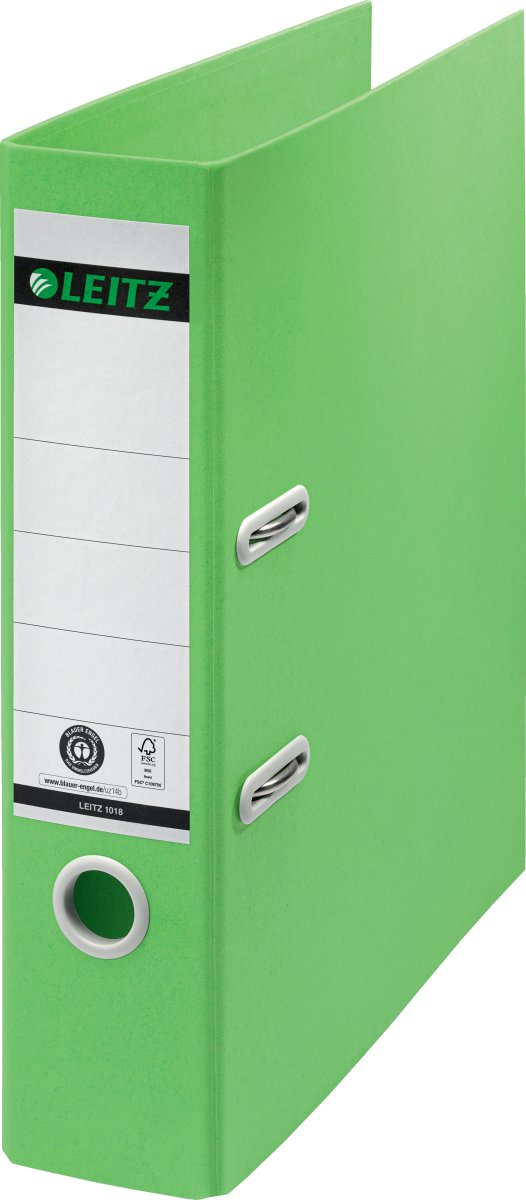 Leitz Recycle 180 Brevordner | A4 | 80mm | Grøn