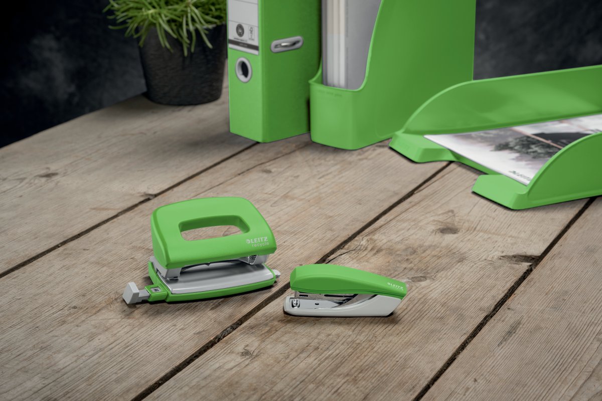 Leitz Recycle Hulapparat | 10 ark | Grøn