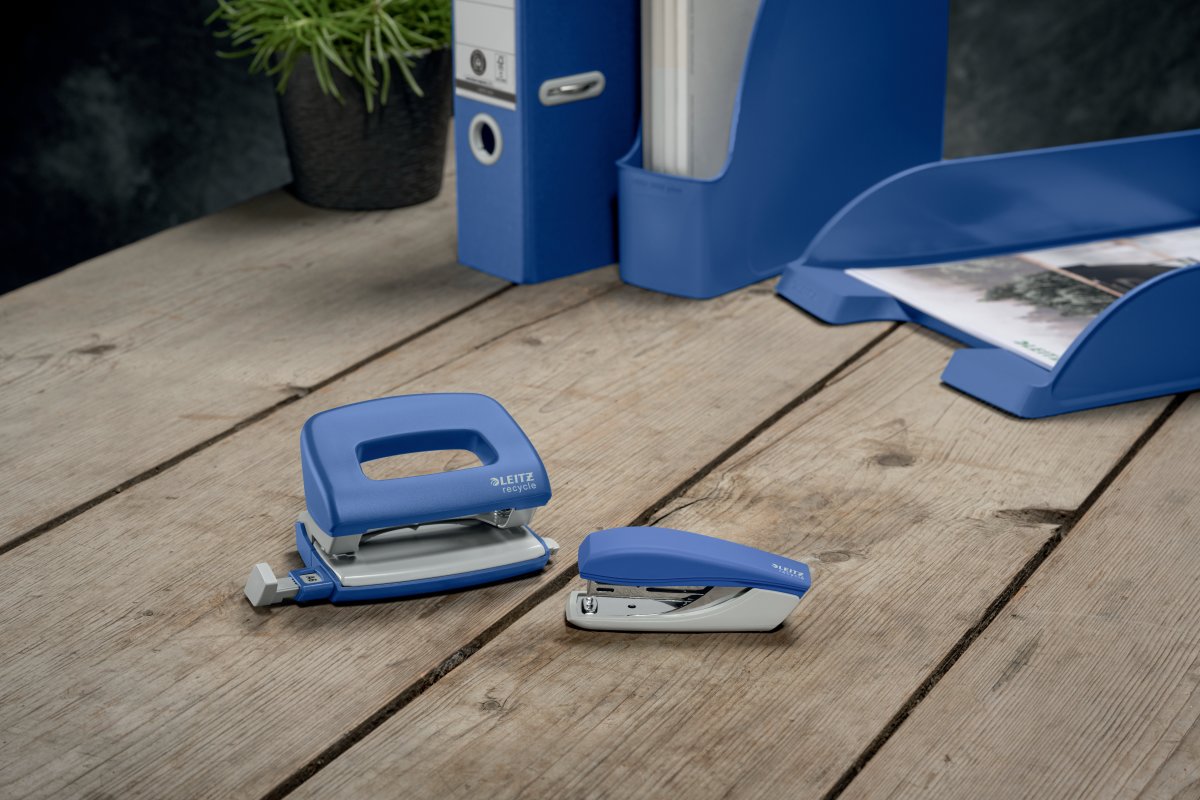 Leitz Recycle Hulapparat | 10 ark | Blå