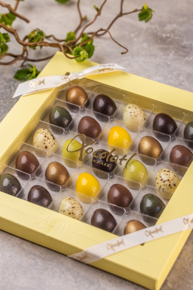 Xocolatl Easter Yellow Påskeæg, 25 stk
